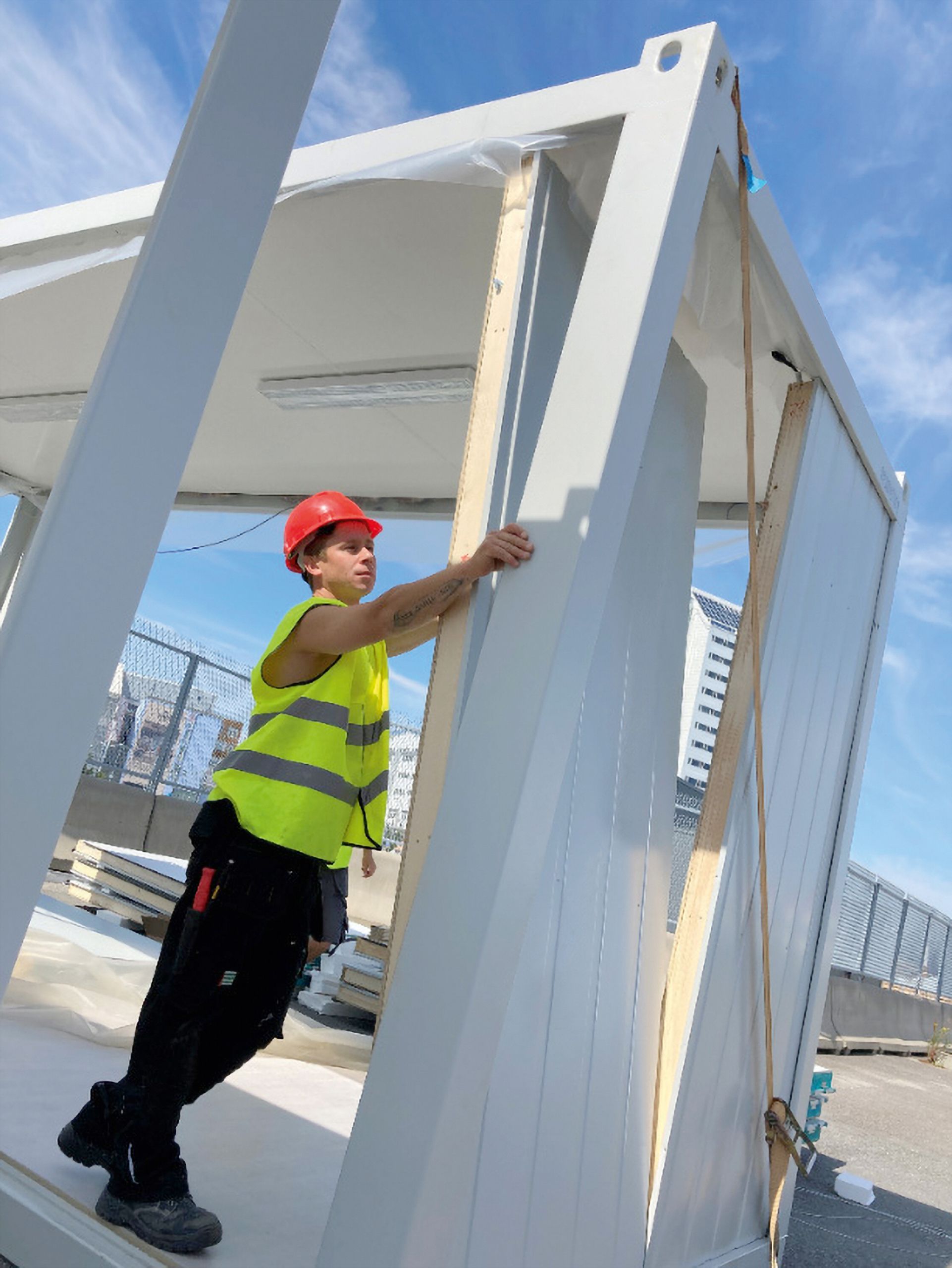 Монтаж блок-контейнеров