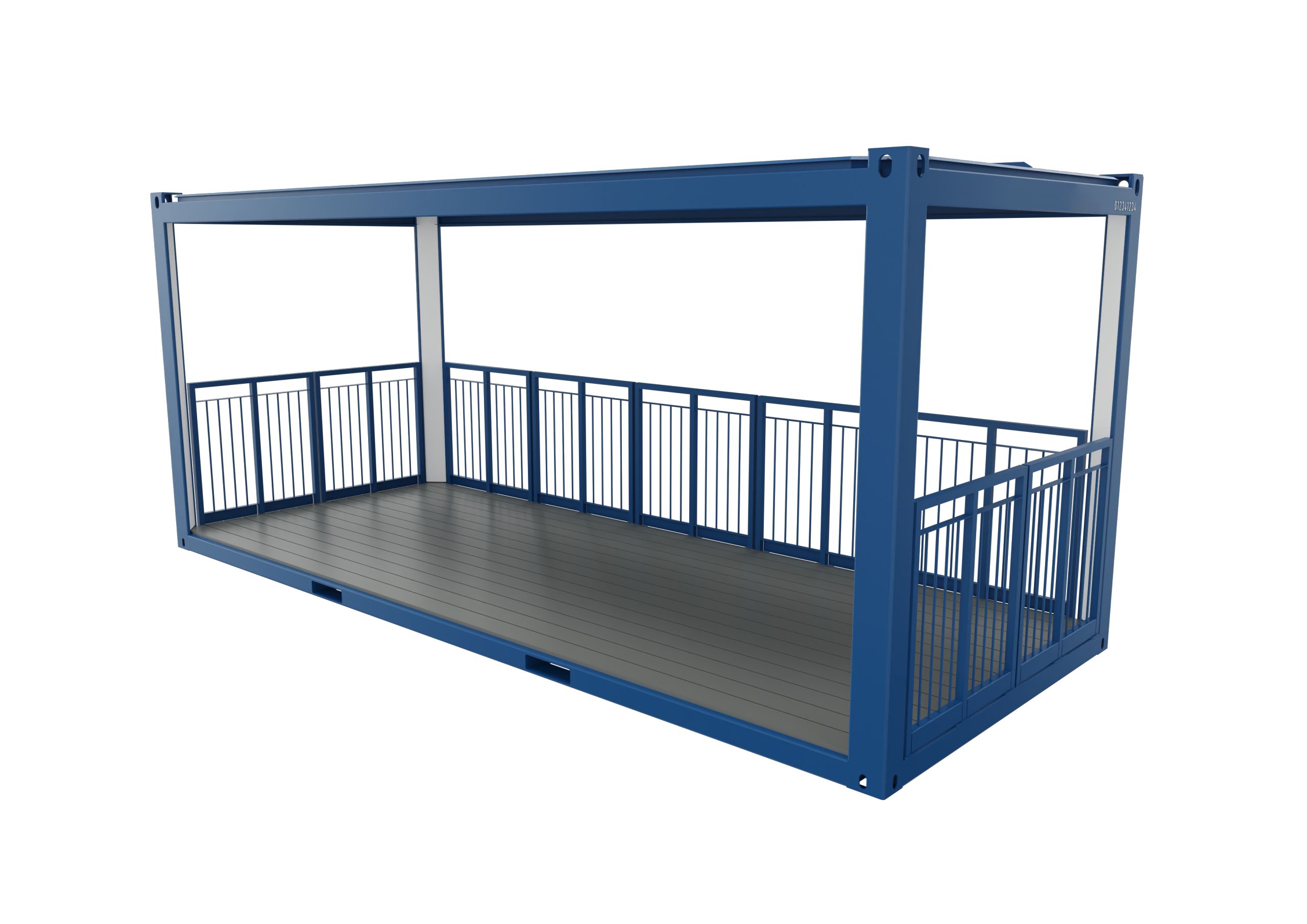 Контейнер-терраса с крышей / без крыши