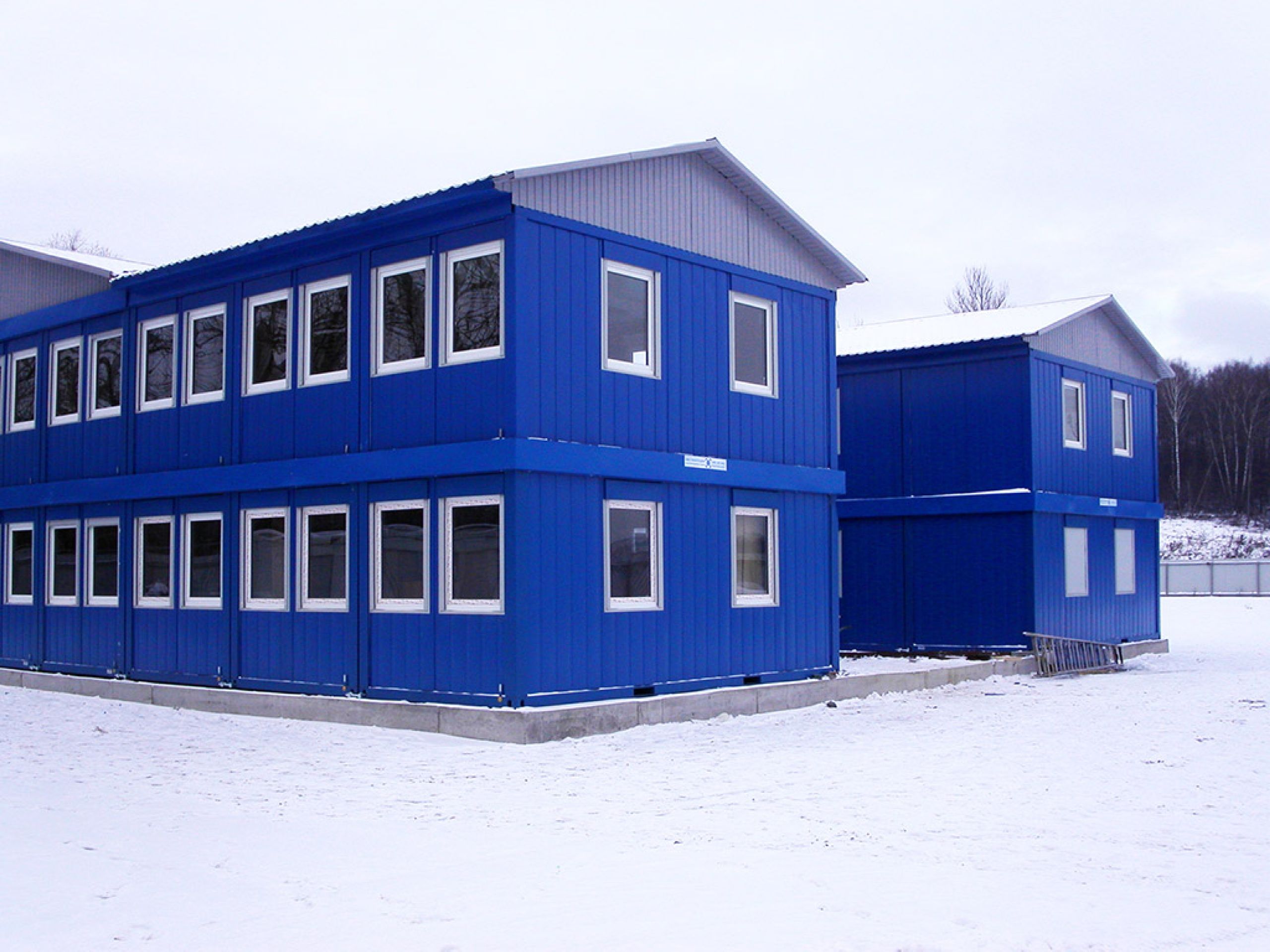 Блок-контейнер в северном исполнении 