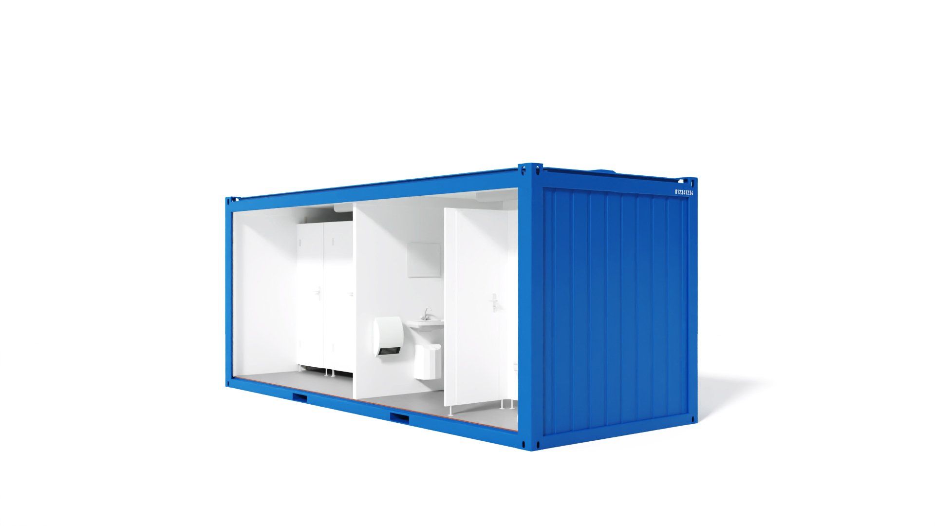 20-и футовый санитарный блок-контейнер