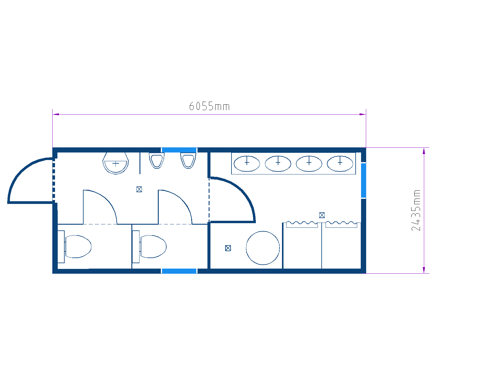[key=10_fuss] Сантехнические блок-контейнеры